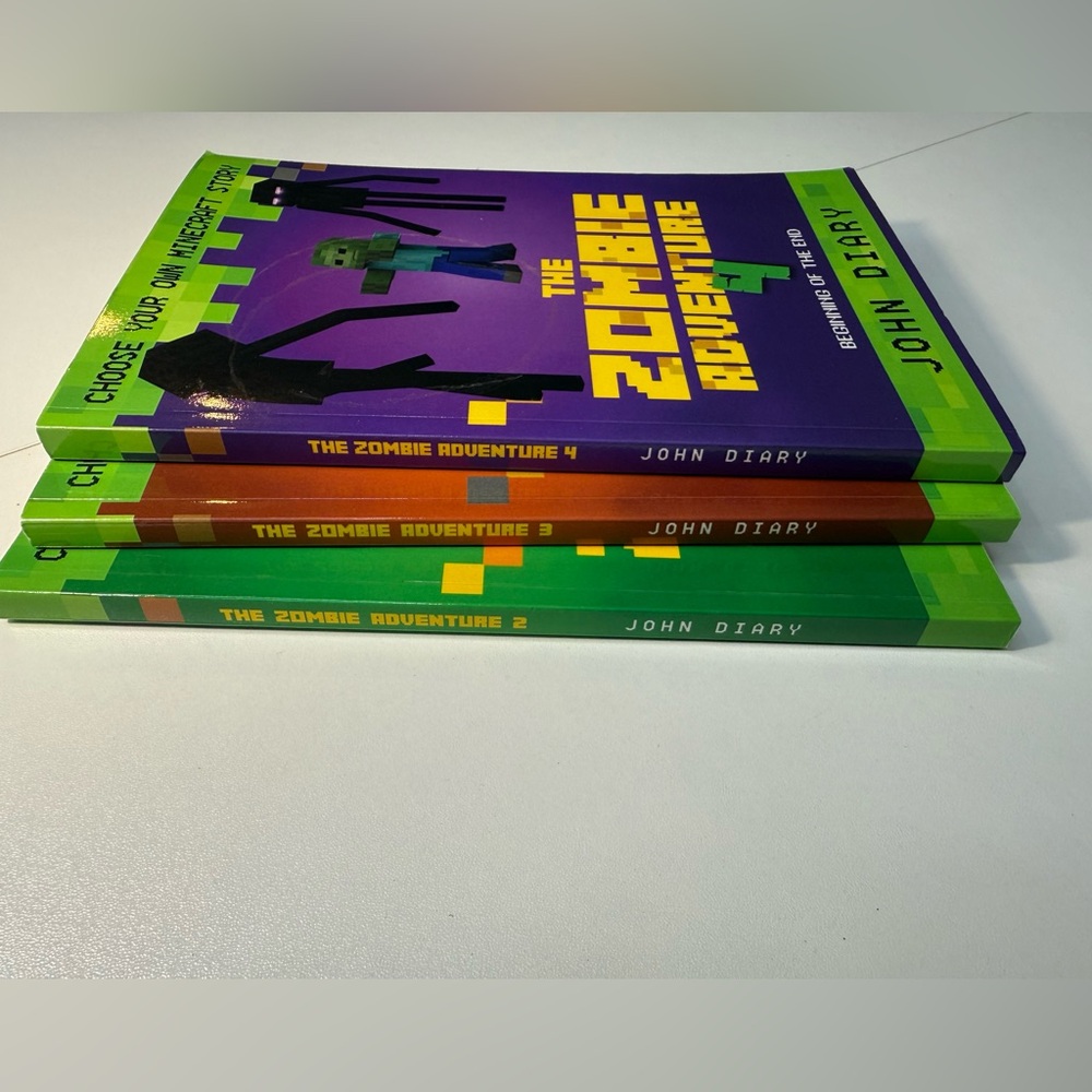 The Zombie Adventure Book Set books 2/3/4